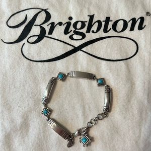 Brighton turquoise heart bracelet